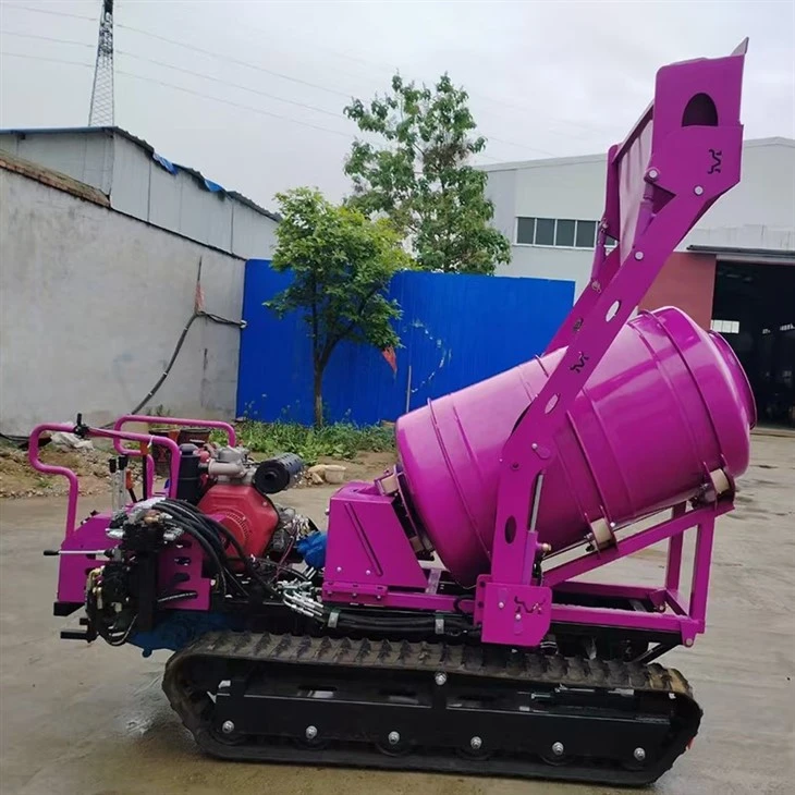 Self Loading Concrete Mixer Truck